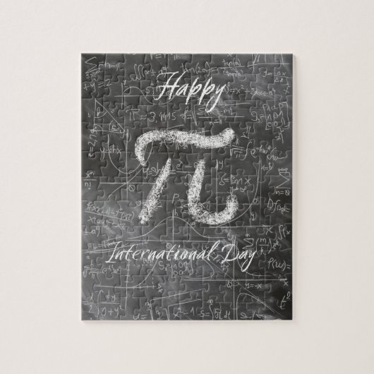 Joyeux puzzles de la journée internationale pi (Vertical)