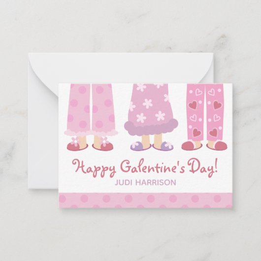 Joyeux pyjama de la Saint-Galentin Carte Saint-Val (Devant)