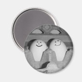 Joyeux Réfrigérateur d'oeufs Magnets de cuisine! (Recto/Verso)