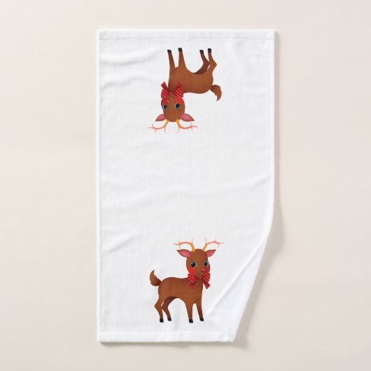 Joyeux Reindeer (Serviette à main)