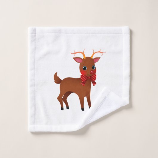 Joyeux Reindeer (Gant de toilette)