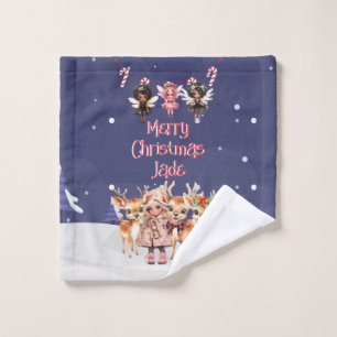 Joyeux rennes de Noël Peppermenthe Fairy avec nom