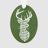 Joyeux rennes Père Noël de Noël, Vert foncé (devant)