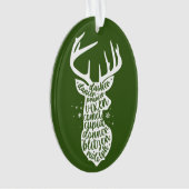 Joyeux rennes Père Noël de Noël, Vert foncé (devant)