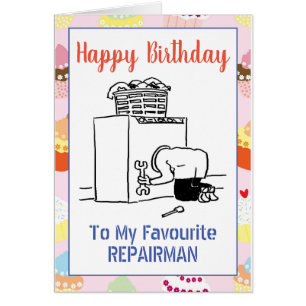 Joyeux réparateur d'anniversaire