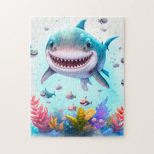Joyeux requin Jigsaw Puzzle (Vertical)