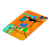 Joyeux Retro Parents Flexi Magnet (Côté Gauche)