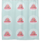 Joyeux rideau de douche d'anniversaire (Devant)