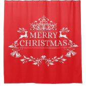 Joyeux rideau de douche de Noël (Devant)