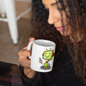 Joyeux Robot Sur Roues Mug