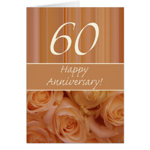 Joyeux roses du 60e anniversaire