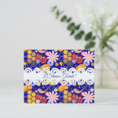 Joyeux Rosh Hashanah Juif Nouvel An Modèle Floral (Debout devant)