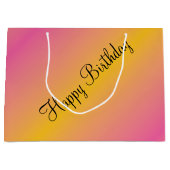 Joyeux sac cadeau d'anniversaire (Devant)