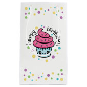 Joyeux sac cadeau d'anniversaire Cupcake (Devant)