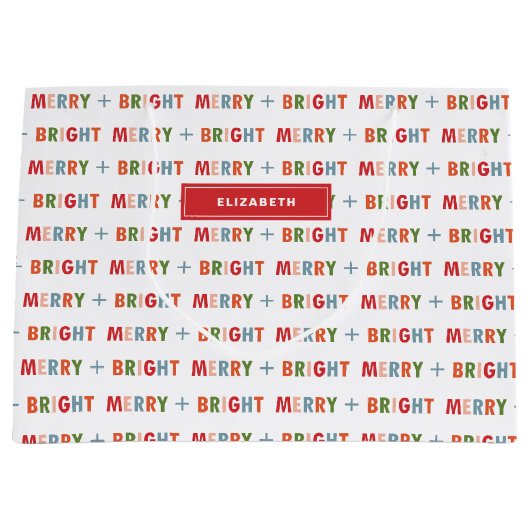 Joyeux sac cadeau de Noël (Devant)