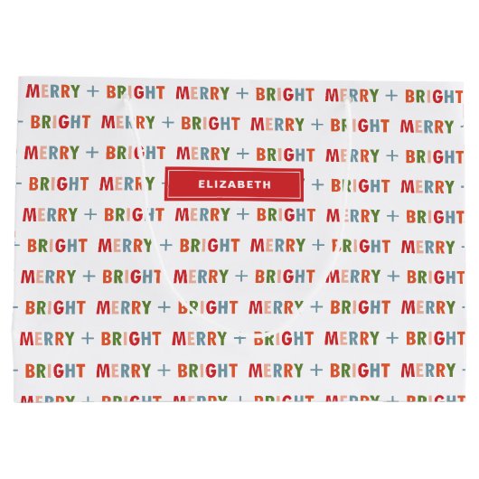 Joyeux sac cadeau de Noël (Dos)