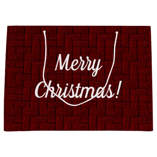 Joyeux sac cadeau de Noël Ruby (Devant)