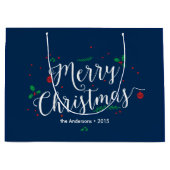 Joyeux sac de cadeau de gui (Devant)