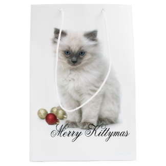 Joyeux sac de cadeau de Kittymas