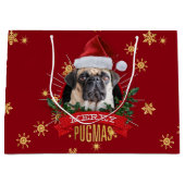 Joyeux sac de cadeau de Pugmas (Devant)