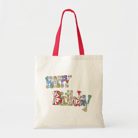 Joyeux Sac fourre-tout d'anniversaire (Devant)