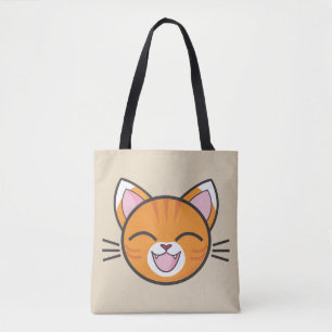 Joyeux sac fourre-tout de chat