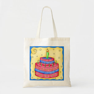 Joyeux Sac fourre-tout de gâteau d'anniversaire