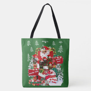 Joyeux Sac fourre-tout de la dame de Noël