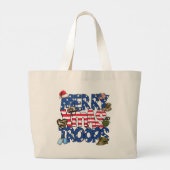 Joyeux Sac fourre-tout des troupes de Noël (Dos)