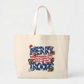 Joyeux Sac fourre-tout des troupes de Noël (Devant)