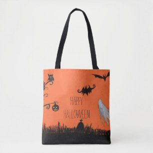 Joyeux Sac fourre-tout d'illustration d'Halloween