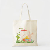 Joyeux Sac fourre-tout lapin de Pâques (Devant)