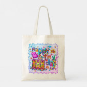 Joyeux sacs fourre-tout de gâteaux d'anniversaire (Dos)