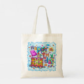 Joyeux sacs fourre-tout de gâteaux d'anniversaire (Dos)