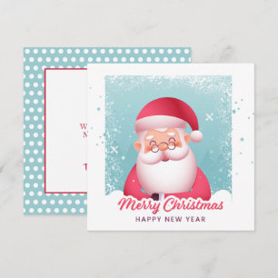 Joyeux Saint Nicolas Père Noël Carte de Noël