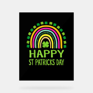 Joyeux Saint Patrick's Day Rainbow Girls T-