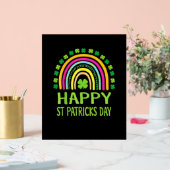 Joyeux Saint Patrick's Day Rainbow Girls T- (Mariage)