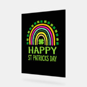 Joyeux Saint Patrick's Day Rainbow Girls T- (Angle)
