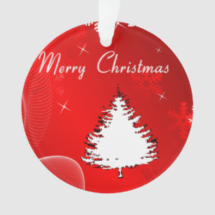 Joyeux sapin blanc de Noël