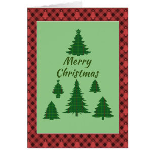 Joyeux sapin de Noël en plaid