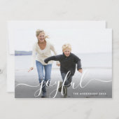 Joyeux Script Carte photo de vacances (Devant)