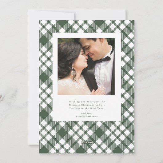 Joyeux script Carte photo de vacances (Dos)