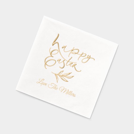 Joyeux script de calligraphie de Pâques Nom person (Gauche)