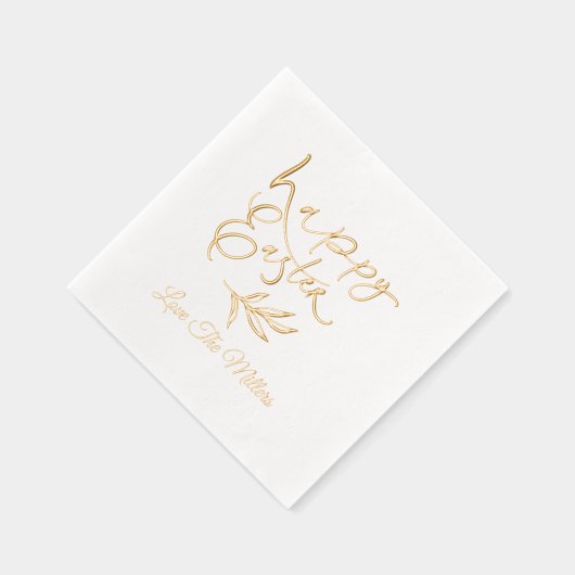 Joyeux script de calligraphie de Pâques Nom person (Droite)