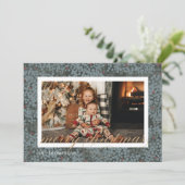 Joyeux script de Noël & Carte photo de baies (Debout devant)