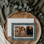 Joyeux script de Noël & Carte photo de baies