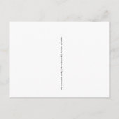 Joyeux script du Nouvel An avec Carte photo (Dos)