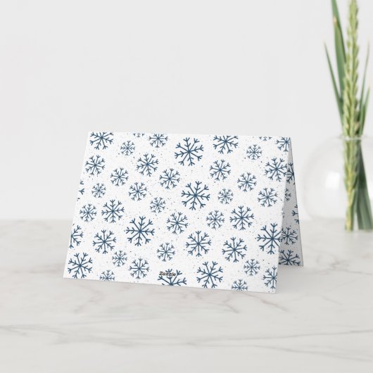 Joyeux Script Noël Photo Collage Carte de vacances (Dos)