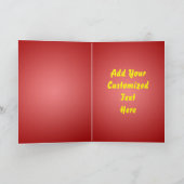 Joyeux Seal de Noël Modèle de la carte de voeux (Intérieur)