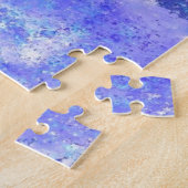 Joyeux Seal nage peinture de puzzle (Côté)